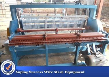 China Woven Technique Wire Mesh Crimping Machine Adjustable Width 2 - 20mm Mesh supplier