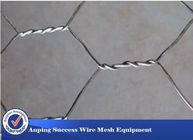 High Zinc Coating Gabion Wire Mesh Panels Simple Construction Hexagonal Hole Shape