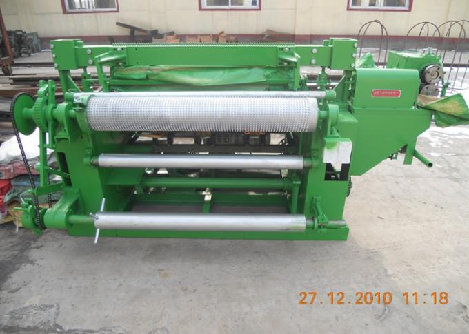 Stainless Steel Welded Wire Mesh Machine For Rolled Wire Mesh Green Color