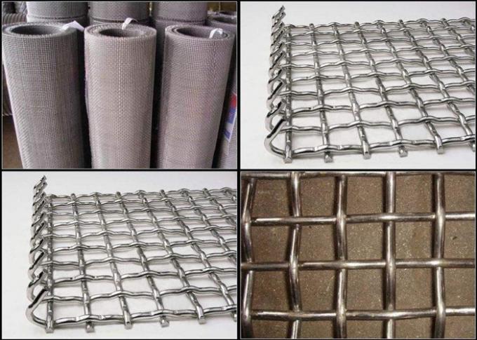 Multi Functional Crimped Wire Mesh Machine Plain Weave Style Easy Operation