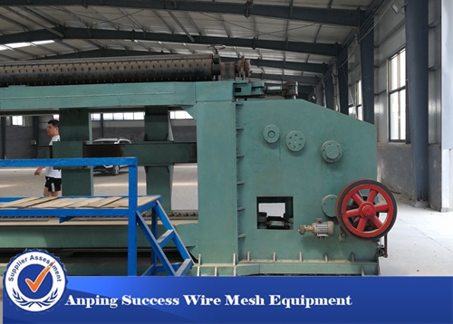 80x100mm Double Twist Gabion Mesh Machine Stable Operation OEM Available