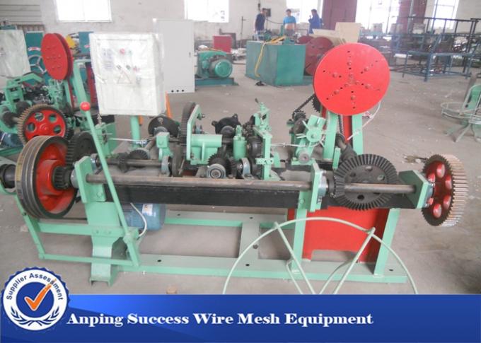 Motor 2.2kw High Speed Barbed Wire Machine For Producing Single Stranded Barbed Wire