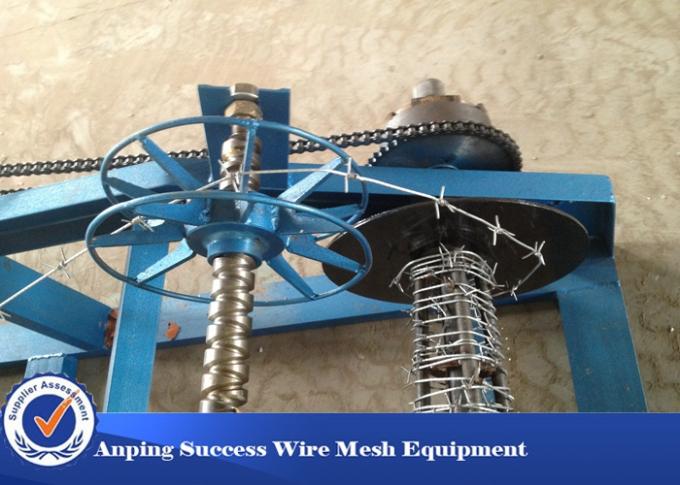 High Production Razor Wire Making Machine Production Line 1.8 - 2.2mm Barbed Wire Diameter