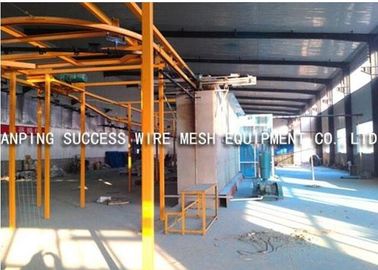 Eco Friendly Fence Mesh Welding Machine , PVC Wire Coating Machine Various Colors