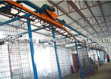 Eco Friendly Fence Panel Making Machine , PVC Wire Coating Machine Various Colors