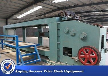 3300mm Galvanized Gabion Wire Mesh Machine Gray Color For Weaving Large Wire Mesh