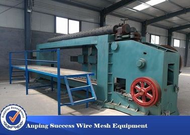 Low Noise PVC Automatic Gabion Wire Mesh Machine 80x100 Mm / 100x120 Mm Mesh Size