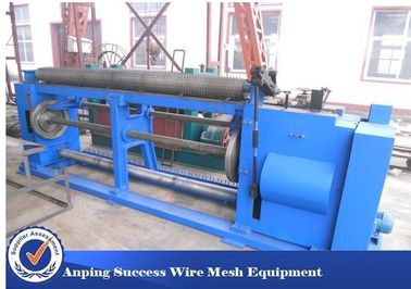 Retaining Wall Wire Fence Making Machines , Gabion Box Machine Heavy Type 4.6T