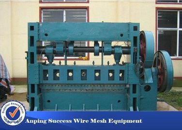 3KW Aluminum Sheet Metal Perforating Machine , Expanded Metal Lathe Machine Blue Color