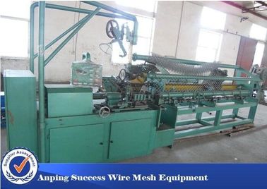 9.5KW Vinyl Coated Semi Automatic Chain Link Weaving Machine For 4M Width