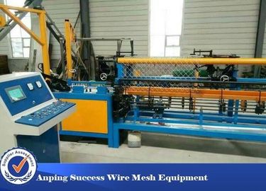 Automatic Diamond Mesh Fencing Machine High Production Efficiency