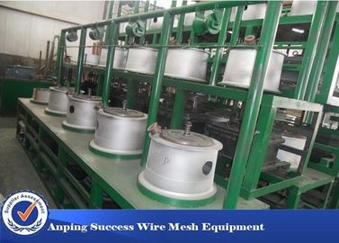 Green Color Simple Structure Copper Wire Drawing Machine Straight Feeding Type