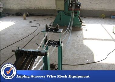 China High Speed Single Razor Wire Making Machine Green Color JG-13strips supplier