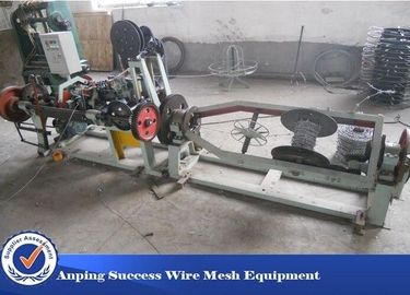 Horizontal Design Barbed Wire Fencing Machine / Single Twisted Machine 3kw Motor