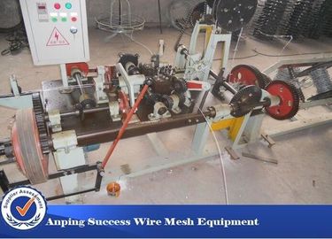 Motor 2.2kw High Speed Barbed Wire Fencing Machine For Producing Single Stranded Barbed Wire