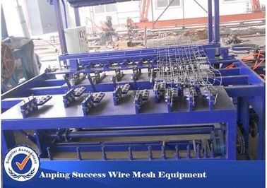 China Hot Dipped Galvanized Wire Grassland Fence Machine Blue Color Easy Operation supplier