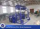 Hinge Joint Knot Weaving Silt Fence Machine 45 Row / Min Efficiency 
