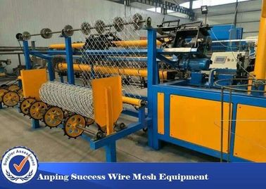 PLC Control Chain Link Weaving Machine , Automatic Fencing Machine For Industrial