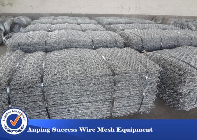 Stainless Steel Gabion Wire Mesh For Gabion Cages / Gabion Basket Flexible Nature